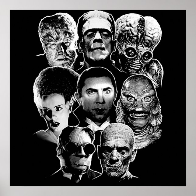 Universal Monster Gang Poster (Framsidan)