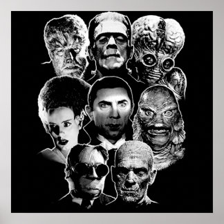 Universal Monster Gang Poster