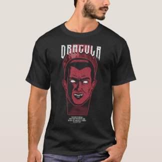 Universal Monsters Artist Series Dracula Retro Por T Shirt