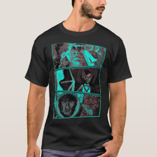 Universal Monsters Artist Series Group Shot Panels T Shirt
