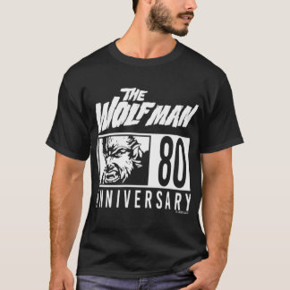 Universal Monsters Artist Serieshe Wolfman 80 Anni T Shirt