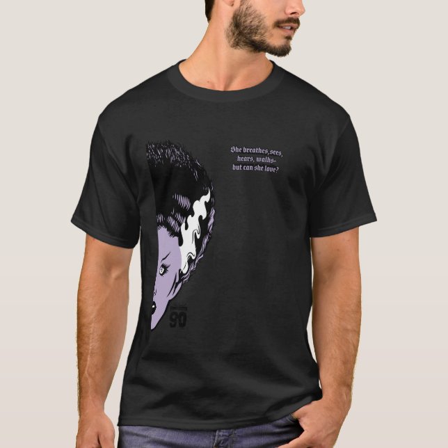 Universal Monsters Brud Till Frankenstein 90-årsju T Shirt (Framsida)