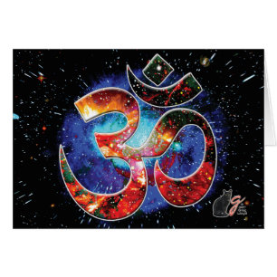 Universal OM Asana Hälsningskort