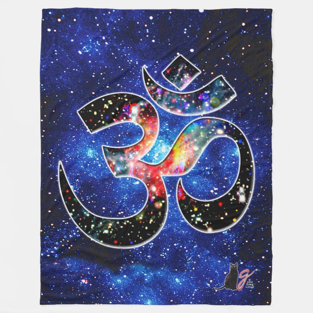 Universal OM Dhyana Fleecefilt (Framsidan)