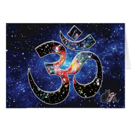 Universal OM Dhyana Hälsningskort