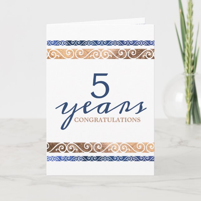 Universalårsdag för anställda i anpassningsbarna kort (Framsida)