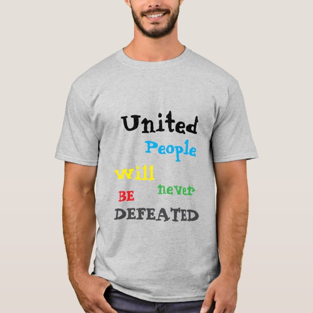 Universaler i färg t shirt (Framsida)