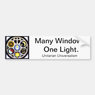 Universalist bildekal för Unitarian