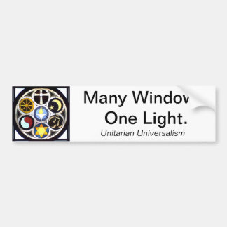 Universalist bildekal för Unitarian