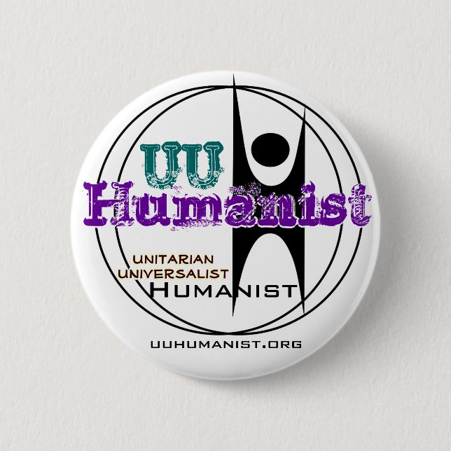Universalist Humanist (UU) för Unitarian Knapp (Framsida)