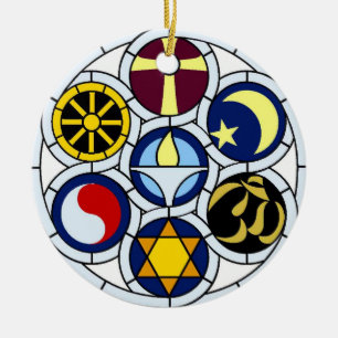 Universalist julprydnad för Unitarian Julgransprydnad Keramik