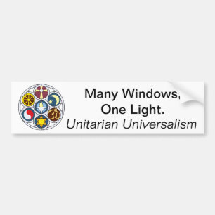 Universalist Merchandise för Unitarian Bildekal