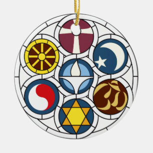 Universalist Merchandise för Unitarian Julgransprydnad Keramik