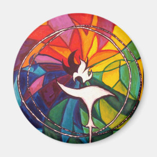 Universalist Unitarian för UU-bägaremagnet Magnet
