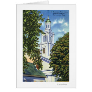 Universalistisk kyrka hälsningskort