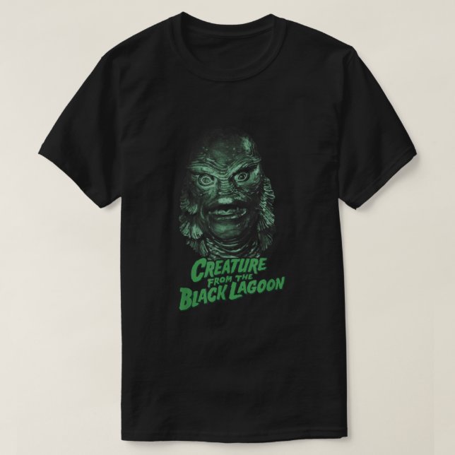 Universalmonster som härstammar från Svarta lagune T Shirt (Design framsida)
