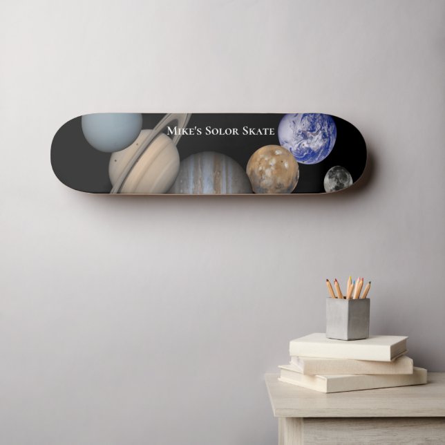 Universalsolcellssystem i skateboard (Väggkonst (Horz))