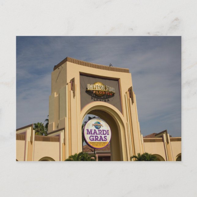 Universalstudior, vykort för Orlando Entrance (Framsida)