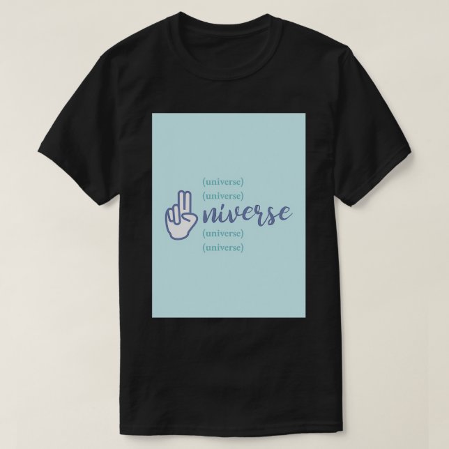 Universe 1 t shirt (Design framsida)