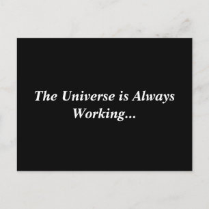 Universe arbetar alltid vykort