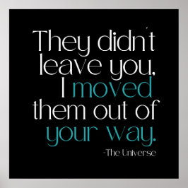 Universe citat poster