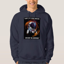 UNIVERSE FÖRKLARING AV DEN OKÄNDA ASTRONAUT HOODIE