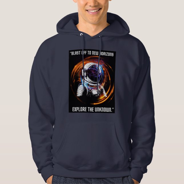 UNIVERSE FÖRKLARING AV DEN OKÄNDA ASTRONAUT HOODIE (Framsida)