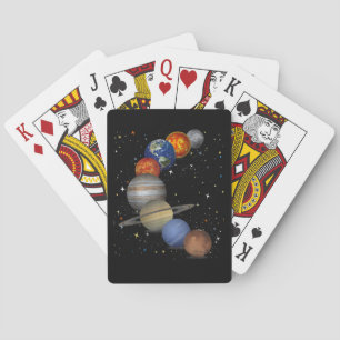 Universe Galaxy Planets Sol Astronomy Rymden Casinokort