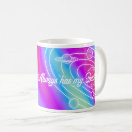 Universe har alltid min rygg kaffemugg