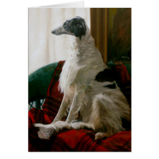 "UNIVERSE-HUND ANGEL" AV LONNI CLARKE HÄLSNINGSKORT