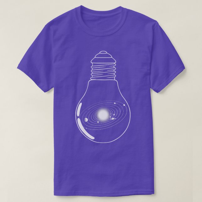 Universe i en glödlampa av Tobe Fonseca T Shirt (Design framsida)