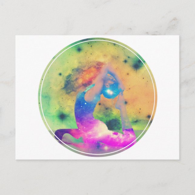 Universe Kung Pigeon Yoga-serien Vykort (Framsida)