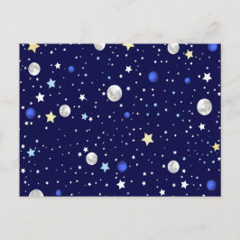 Universe mönster vykort