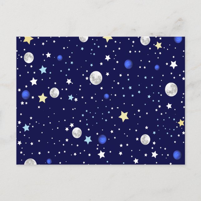 Universe mönster vykort (Framsida)