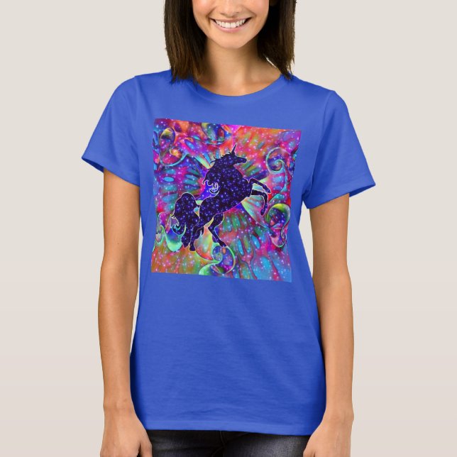UNIVERSE Multifärgat T-shirt (Framsida)