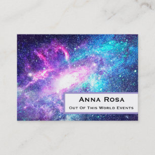 ** Universe Nebula Galaxy Cosmic Space Visitkort