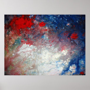 Universe Poster - Abstrakt Art Cosmos Milky Way