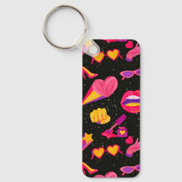 UNIVERSE ROSA NYCKELRING