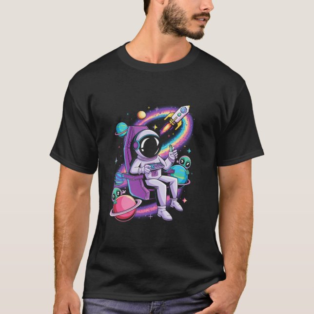 Universe Sci fi Stars Cosmos Cosmos Enthusiast T Shirt (Framsida)