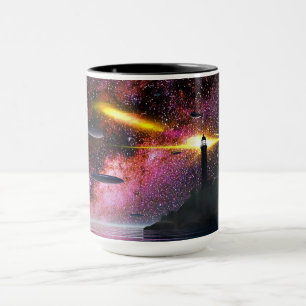 Universell 3D UFO-kontakt Mugg