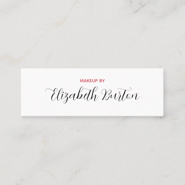 Universell affärskort mini visitkort (Framsida)