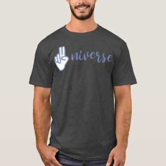 Universell amerikansk teckenspråksdesign t shirt