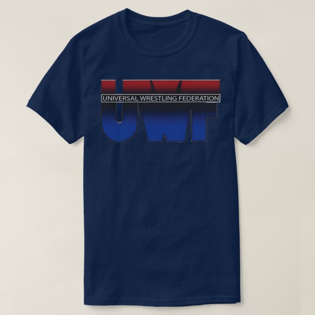 Universell brottningsfederation merch t shirt (Design framsida)