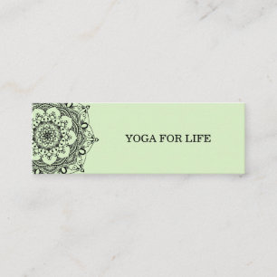 Universell design för elegant Mandala-symbol Mini Visitkort