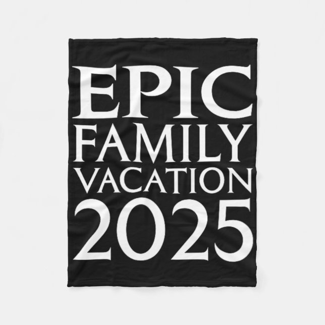 Universell Epic Universe Family Vacation 2025 Fron Fleecefilt (Framsidan)