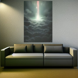 Universell första ljus | AI Art Poster