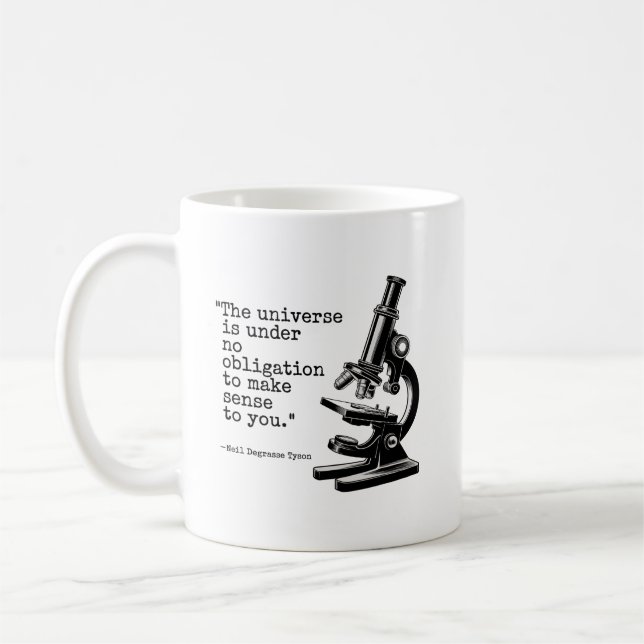 Universell gör ingen mening - Vintage Science Mugg (Vänster)