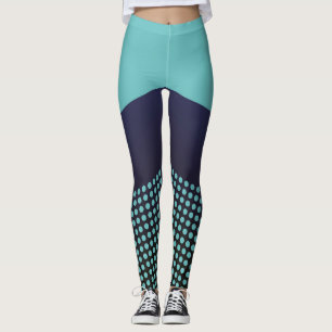Universell GYM för Polka-punktrad som kör leggins Leggings
