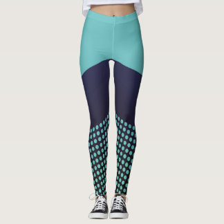 Universell GYM för Polka-punktrad som kör leggins Leggings