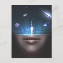 Universell i sinnet vykort